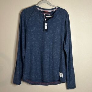 Tommy Hilfiger Mens Blue Striped Cardigan Sweater NWTS